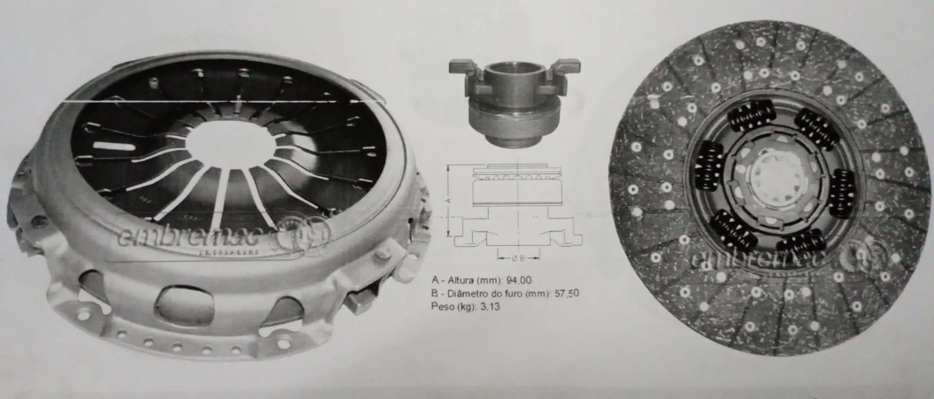 Kit embrague IVECO F-4 Euro Cargo Tector 350mm